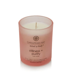 Chesapeake Bay Stillness & Purity candela di cera Cilindro Rosa 1 pz
