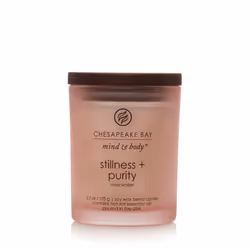 Chesapeake Bay Stillness & Purity candela di cera Cilindro Rosa 1 pz