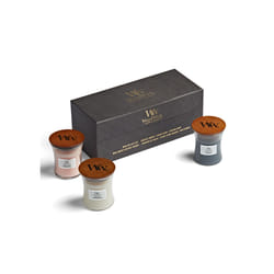 WoodWick 3 Mini Jar Giftset Floral candela di cera Rotondo Multicolore 3 pz