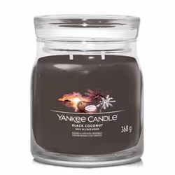 Yankee Candle Black Coconut, Cilindro, Nero, Cocco, Legnoso, 50 h, 1 pz