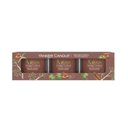 Yankee Candle 10.00777.0058 candela di cera Praliné, Legno di betulla Marrone 3 pz