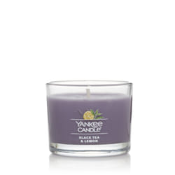 Yankee Candle Black Tea & Lemon candela di cera Cilindro Black tea (leaf), Limone Viola 1 pz