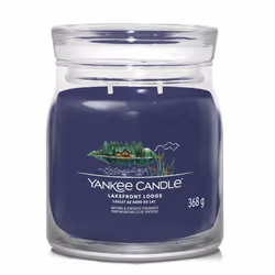 Yankee Candle Lakefront Lodge, Cilindro, Blu, Legnoso, 50 h, 1 pz