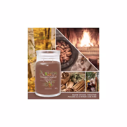 Yankee Candle Signature candela di cera Cilindro Legno di betulla Marrone 1 pz