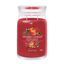 Yankee Candle Red Apple Wreath, Cilindro, Rosso, Fruttato, 90 h, 1 pz