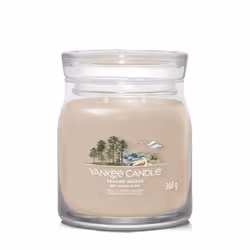 Yankee Candle Seaside Woods, Rotondo, Beige, Agrume, Vaniglia, 50 h, 1 pz