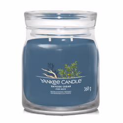 Yankee Candle Bayside Cedar, Cilindro, Blu, Ambra, Pompelmo, Mandarino, 50 h, 1 pz