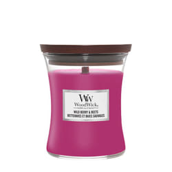 WoodWick Wild Berry & Beets candela di cera Cilindro Menta, Legno di quercia, Arancione, Orris, Patchouli, Lampone, Fragola 1 pz