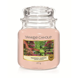 Yankee Candle Tranquil Garden candela di cera Altro Fiore Rosa 1 pz