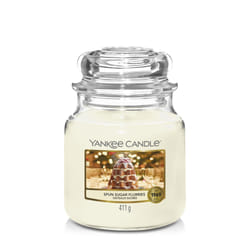 Yankee Candle Spun Sugar Fluries candela di cera Rotondo Beige 1 pz