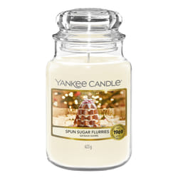 Yankee Candle Spun Sugar Fluries candela di cera Rotondo Beige 1 pz