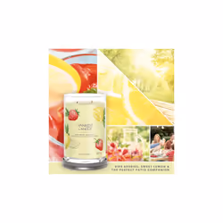 Yankee Candle Signature candela di cera Cilindro Bacche, Pompelmo, Limone Giallo 1 pz - Vista aggiuntiva 4
