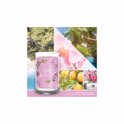 Yankee Candle Signature candela di cera Cilindro Fruttato, Orchidea Viola 1 pz - Vista aggiuntiva 4