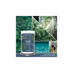 Yankee Candle Signature candela di cera Cilindro Ambra, Pompelmo, Mandarino Blu 1 pz - Vista aggiuntiva 4