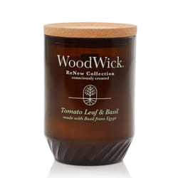 WoodWick Tomato Leaf & Basil candela di cera Altro Pomodoro, Basilico Marrone 1 pz