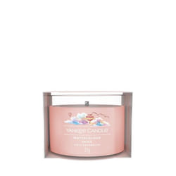 Yankee Candle Watercolour Skies candela di cera Rotondo Lana Cashmere, Giacinto, Muschio Rosa 1 pz