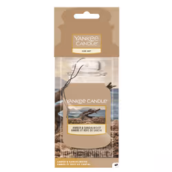 Yankee Candle Amber & Sandalwood, Deodorante da appendere, Da appendere, Marrone, Multicolore, Cartoncino, 60 mm, 110 mm