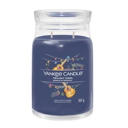 Yankee Candle Twilight Tunes candela di cera Cilindro Cardamomo, Legnoso Blu 1 pz