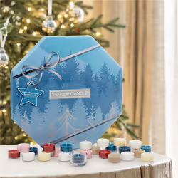 Yankee Candle Holiday Bright Lights Advent Wreath candela di cera Rotondo Multicolore 24 pz