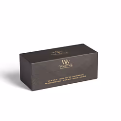 WoodWick Mini Jar Woody Giftset candela di cera Cilindro Legnoso Marrone, Bianco 3 pz - Vista aggiuntiva 2
