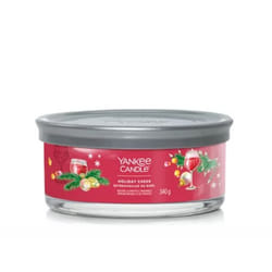 Yankee Candle 1743363E candela di cera Rotondo Fruttato Rosso, Argento 1 pz