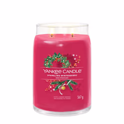 Yankee Candle Sparkling Winterberry candela di cera Rotondo Rosso 1 pz - Vista aggiuntiva 5