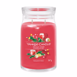 Yankee Candle Holiday Cheer, Rotondo, Rosso, 90 h, 1 pz