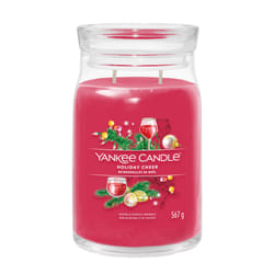 Yankee Candle Holiday Cheer candela di cera Rotondo Rosso 1 pz