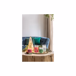 Yankee Candle 1743383E candela di cera Cilindro Giacinto, Menta, Pera, Vaniglia Bianco 1 pz - Vista aggiuntiva 4