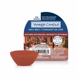 Yankee Candle Autumn Daydream Signature Wax Melts, Rotondo, Marrone, Salvia sclarea, Chiodo di garofano, Geranio, Lavanda, Ra ...