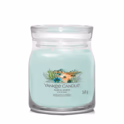 Yankee Candle Aloe & Agave, Cilindro, Blu, Aloe, 50 h, 1 pz