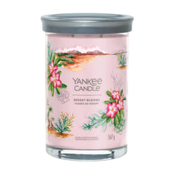 Yankee Candle Desert Blooms candela di cera Cilindro Legnoso Rosa 1 pz