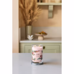 Yankee Candle Desert Blooms candela di cera Cilindro Legnoso Rosa 1 pz