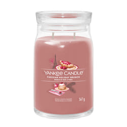 Yankee Candle Parisian Holiday Brunch candela di cera Cilindro Arancione Rosa 1 pz