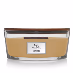WoodWick Gilded Sands, Ellisse, Beige, Ambra, Fig wood, Legnoso, 40 h, 1 pz