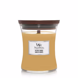 WoodWick Gilded Sands, Cilindro, Beige, Ambra, Fig wood, Legnoso, 65 h, 1 pz