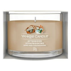 Yankee Candle 1760991E candela di cera Rotondo Ambra, Mela, Bergamotto, CEDAR, Eucalipto, Zenzero, Pelle, Limone, Muschio, Noce moscata, Patchouli Beige 1 pz