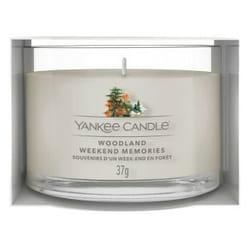 Yankee Candle 1760997E candela di cera Rotondo Ambra, Bergamotto, Cocco, Giacinto, Moss, Arancione, Pera, Legno di Sandalo, Vaniglia Bianco 1 pz