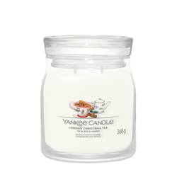 Yankee Candle London Christmas Tea candela di cera Rotondo Bianco 1 pz
