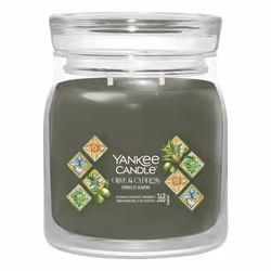 Yankee Candle 2642887E, Rotondo, Verde, Trasparente, Cypress, Oliva, 1 pz