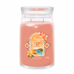 Yankee Candle Capri Glow, Rotondo, Arancione, Trasparente, 1 pz