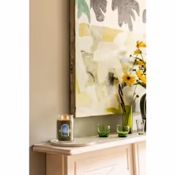 Yankee Candle Olive & Cypress candela di cera Rotondo Cypress, Oliva Verde, Trasparente 1 pz - Vista aggiuntiva 3