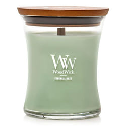 WoodWick Ethereal Haze candela di cera Rotondo Verde chiaro 1 pz