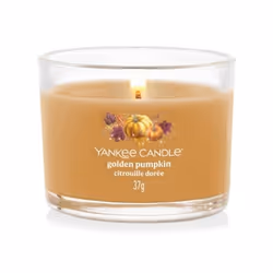 Yankee Candle 2653165E candela di cera Rotondo Zucca Arancione, Trasparente 1 pz - Vista aggiuntiva 3