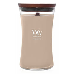 WoodWick Patchouli Creme candela di cera Altro Marrone, Trasparente, Legno 1 pz