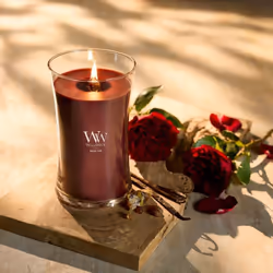 WoodWick Rouge Oud candela di cera Altro Rosso, Trasparente, Legno 1 pz - Vista aggiuntiva 6