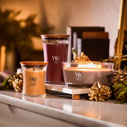 WoodWick Rouge Oud candela di cera Altro Rosso, Trasparente, Legno 1 pz - Vista aggiuntiva 7
