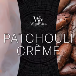 WoodWick Patchouli Creme candela di cera Altro Marrone, Trasparente, Legno 1 pz - Vista aggiuntiva 2