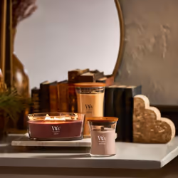 WoodWick Patchouli Creme candela di cera Altro Marrone, Trasparente, Legno 1 pz - Vista aggiuntiva 4