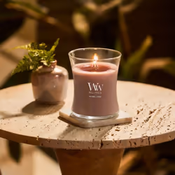 WoodWick Patchouli Creme candela di cera Altro Marrone, Trasparente, Legno 1 pz - Vista aggiuntiva 5